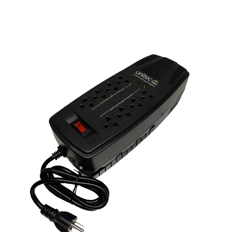 REGULADOR DE VOLTAJE UNITEC DE 2000VA REALES 8 - Imagen 2