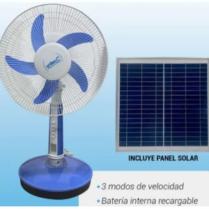 VENTILADOR SOLAR DE MESA UNITEC TW1213A